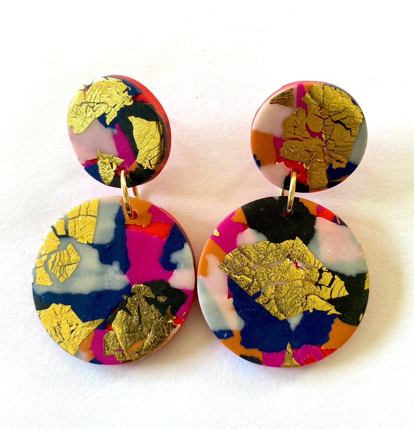 Fire & Flood - Medium Earring