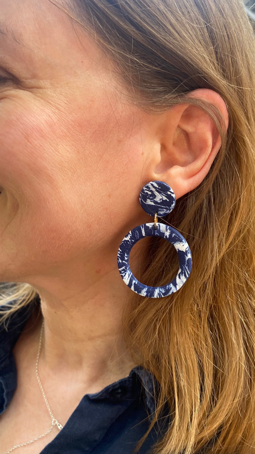Oceans Apart - Large Earring