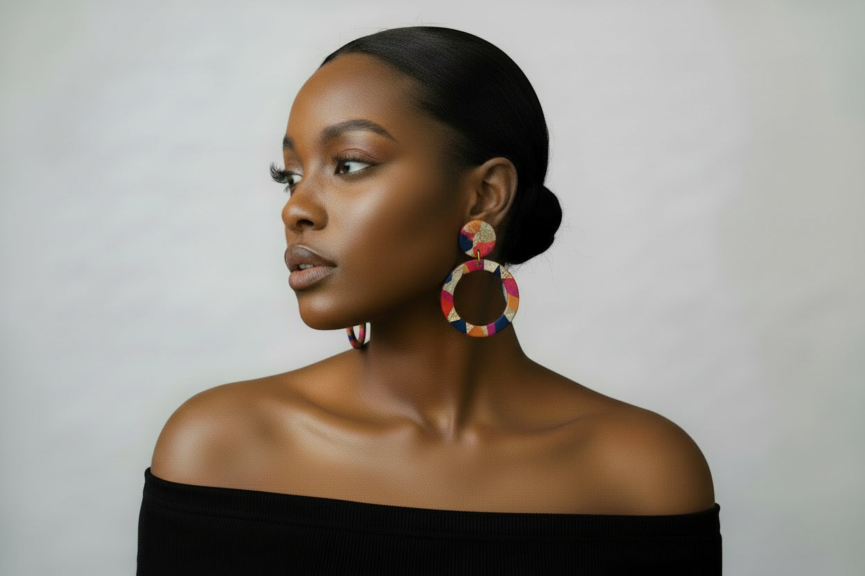 Fire & Flood - Hoop Earring