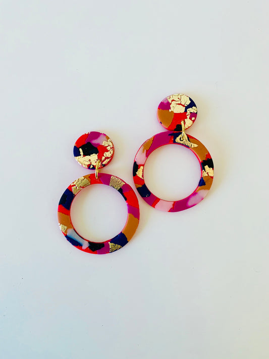 Fire & Flood - Hoop Earring