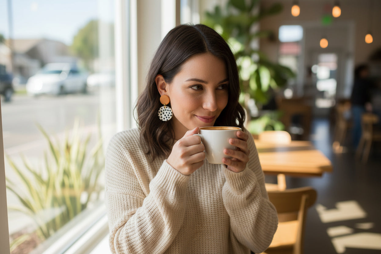 Dreaming - Dotty Medium Earring