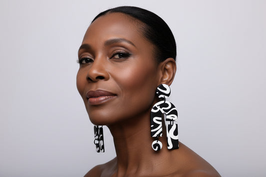 Songlines - Statement Shape (Black)