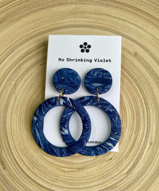 Oceans Apart - Large Earring