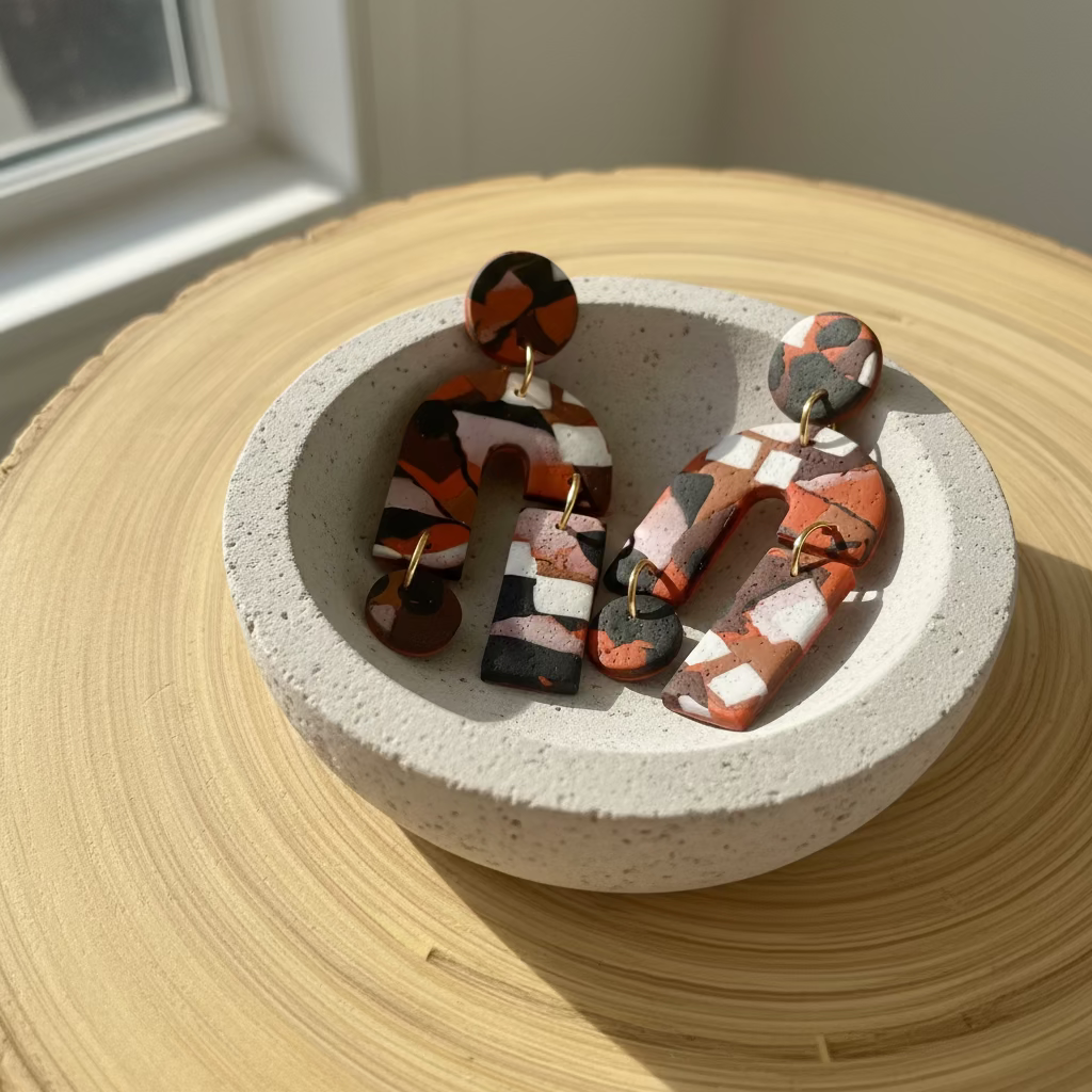 Ngurra - Medium Shape Earring