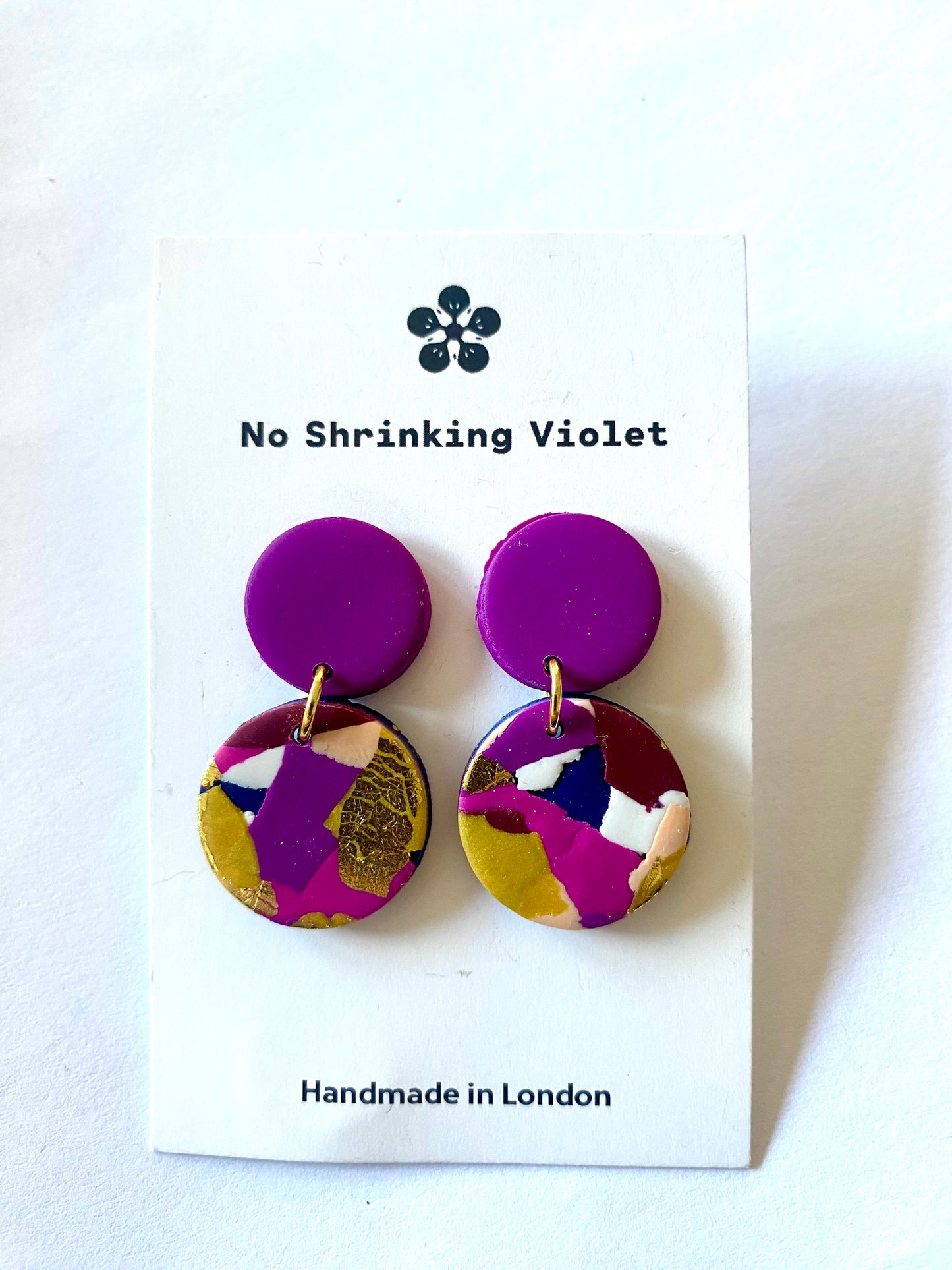 Winter Sunrise - Mini Violet Earring