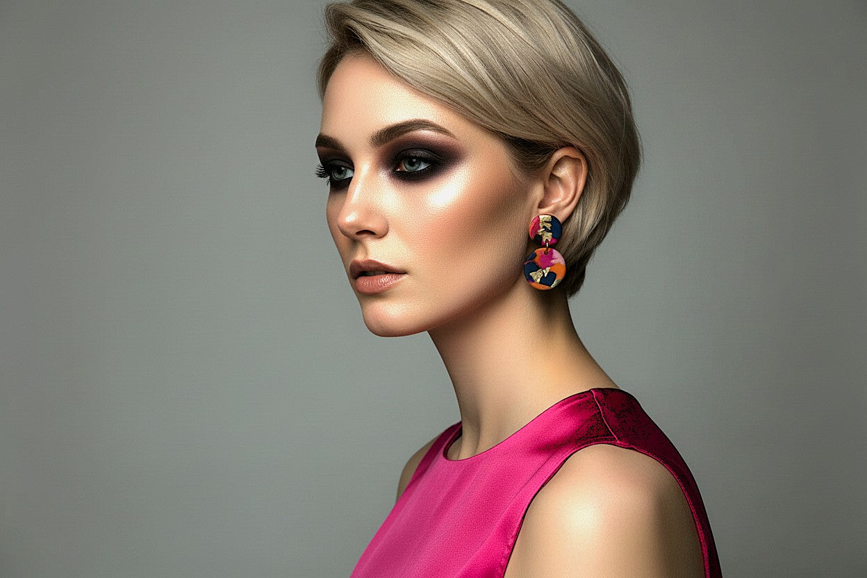 Fire & Flood- Mini Earring