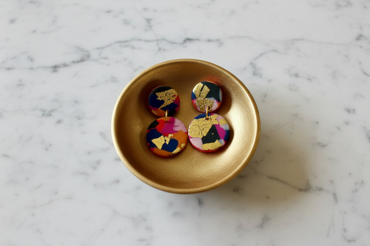 Fire & Flood- Mini Earring