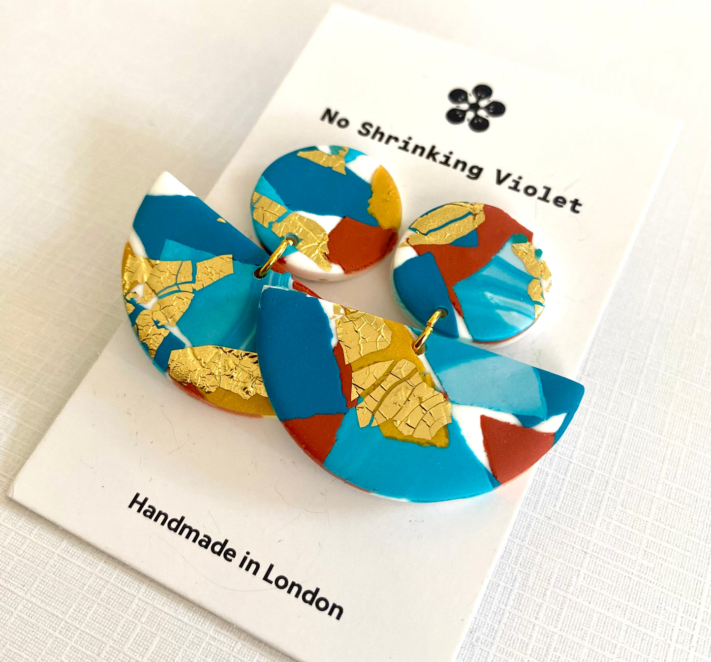 Sea Country - Medium Multi Earring