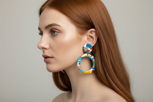 Sea Country - Large Earring