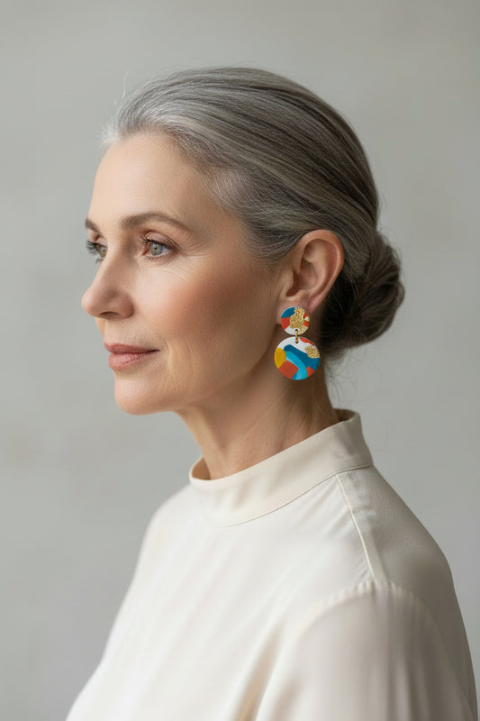 Sea Country - Medium Earring